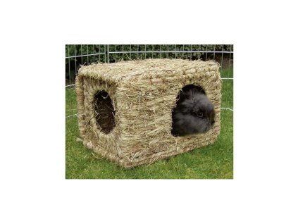 3205 domek pro kraliky z travy xl 37 x 30 x 28 cm