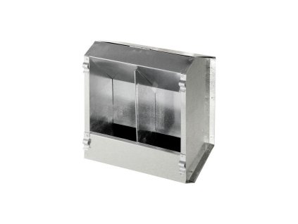 3427 krmitko zavesne pro kraliky a slepice krmny automat 2 mistny pozink