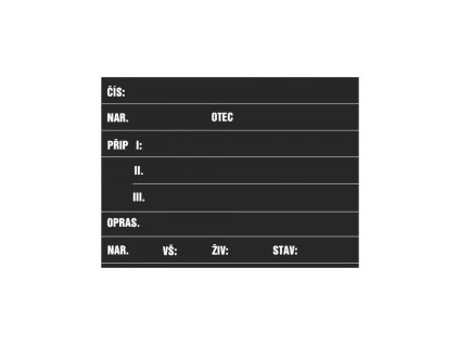 736 tabulka stajova prasnice tp 120 popis kridou