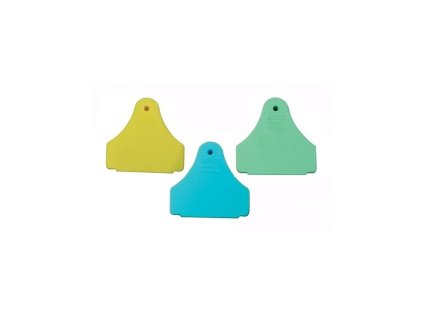 Známky ušní Ardes, 5 x 5 cm, na prasničky a prasnice (Varianta modrá)