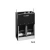 Automatické krmítko, samokrmítko pro prasata se zvlhčováním SLOP FEEDER S (Varianta 360 l / 252 kg pro 90 prasat / Počet koryt 2x3)