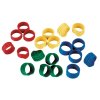 Kroužky na slepice, spirálové, 4 barvy (Varianta 20 mm / 100 ks)