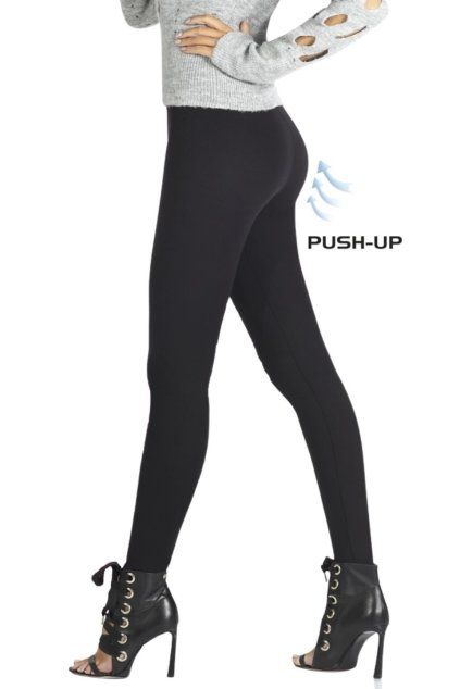 Push up legíny Octavia černé (Velikost L)