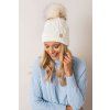 Zimní čepice Merry ecru (Velikost UNI)