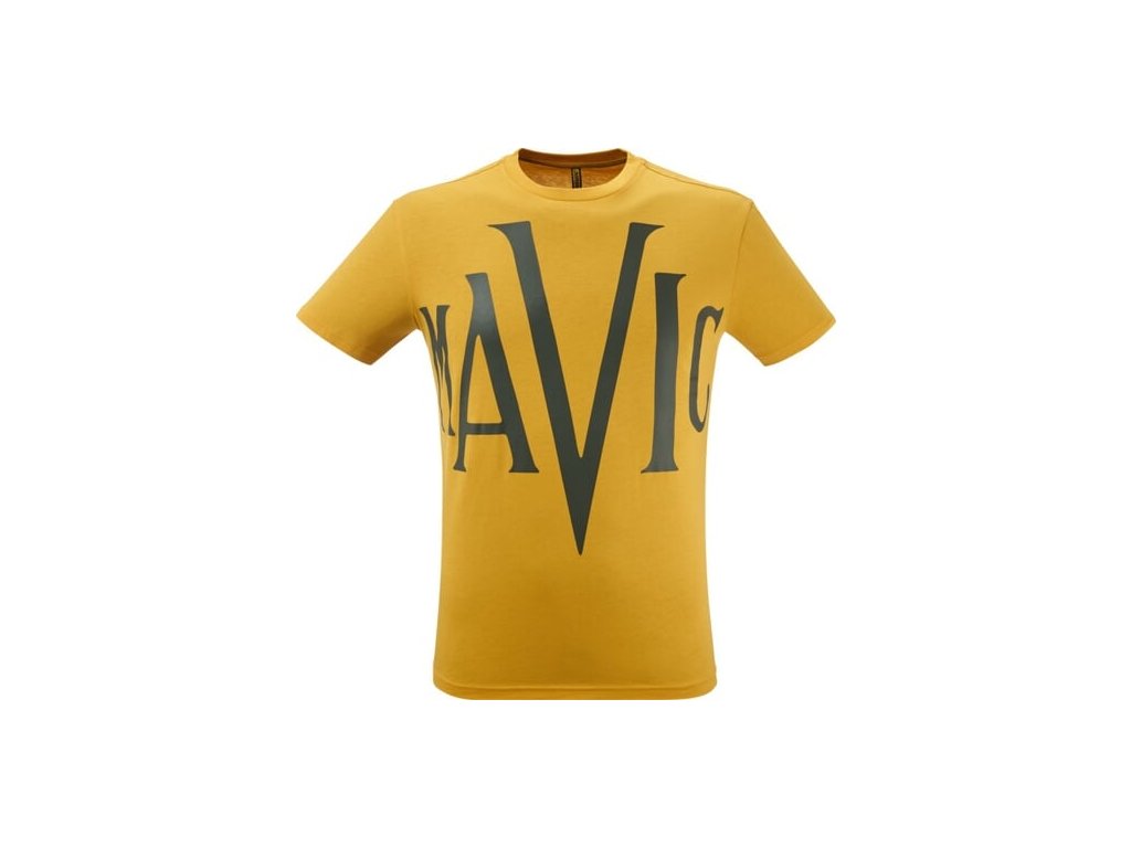 MAVIC TRIČKO S KRÁTKYM RUKÁVOM HERITAGE V HORČICOVO ČIERNEJ FARBE 2XL