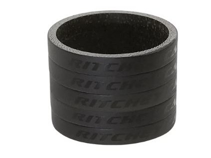 Podložky RITCHEY WCS Carbon Black UD Matte 5x5mm
