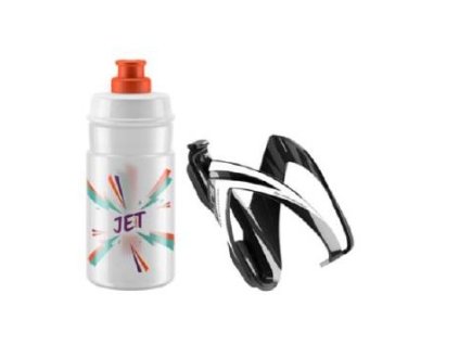 Flaša s košíkom set CEO oranžové logo, 350 ml