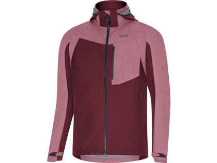 GORE C5 GTX Infinium Hybrid Hooded Jacket-chestnut red-XL