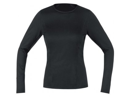 GORE M Women Base Layer Long Sleeve Shirt-black-38