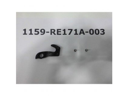 R.Dropout RE171 Bracket Al JY001B áno.blk W/2-M 2x0.5x8L STL