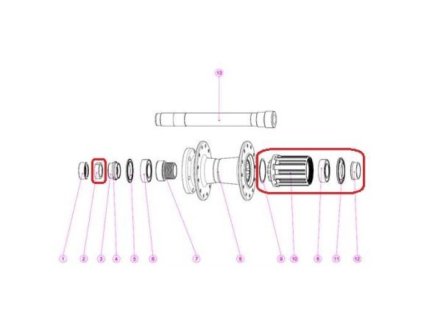 Freehub Body for M629-R