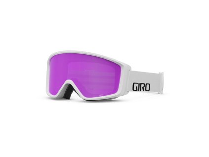 GIRO Index 2.0 White Wordmark Amber Pink