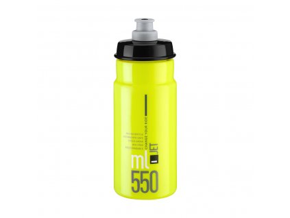 Fľaša JET 550 žltá čierna logo