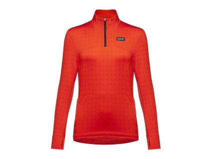 GORE Everyday Thermo 1/4-Zip Womens fireball S/38 100940AY0004