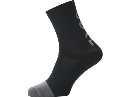 GORE M Mid Brand Socks black/graphite grey 41-43/L