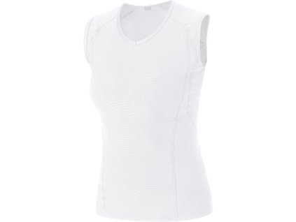GORE M Women Base Layer Sleeveless Shirt-white-42