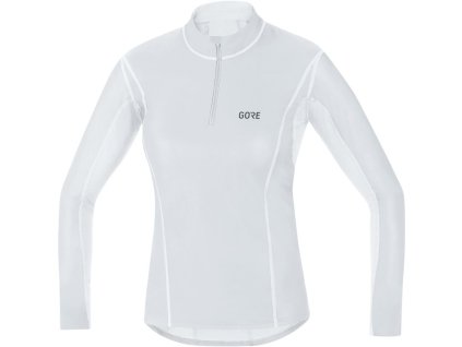 GORE M Women WS Base Layer Thermo Turtleneck-light grey/white-38
