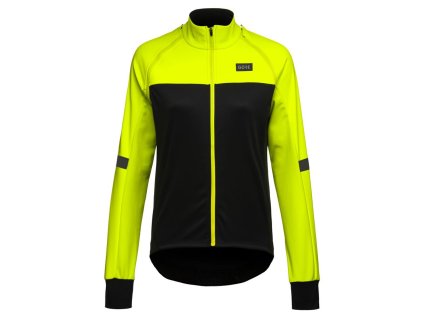 GORE Phantom Jacket Womens black / neon yellow 42