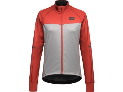 GORE Phantom Womens Jacket Lab grey/fireball S/38