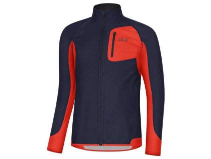 GORE R3 Partial GWS Shirt orbit blue/fireball S 100287AUAY03