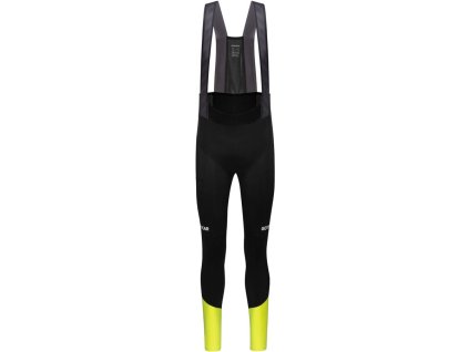 GORE Spinshift Thermo Bib Tights+ Mens black/neon yellow L