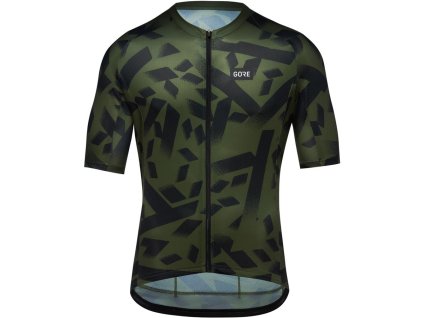 GORE Spirit Signal Camo Jersey Mens utility green/black S