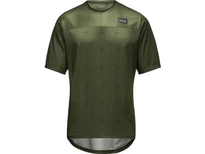 GORE TrailKPR Daily Shirt Mens utility green XL