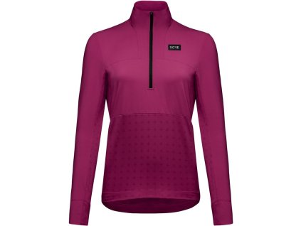 GORE TrailKPR Hybrid 1/2-Zip Womens process purple M/40