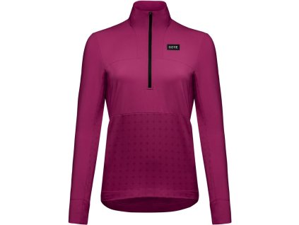 GORE TrailKPR Hybrid 1/2-Zip Womens process purple XXS/34