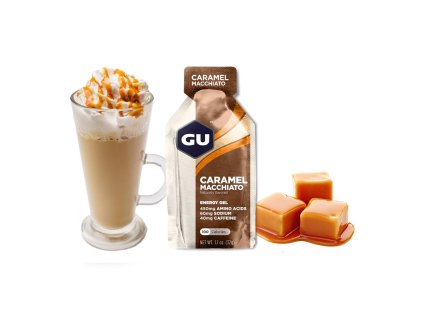 GU Energy Gel 32 g Caramel Macchiato 1 SÁČEK (balení 24ks) EXP 04/26
