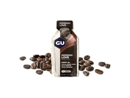 GU Energy Gel 32 g Espresso Love 1 SÁČEK (balení 24ks) EXP 02/26