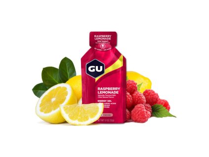 GU Energy Gel 32 g Raspberry Lemonade 1 SÁČEK (balení 24ks) EXP 03/26