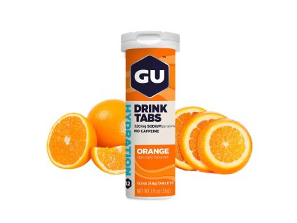 GU Hydration Drink Tabs 54 g Orange 1 tuba (balení 8ks) EXP 12/25