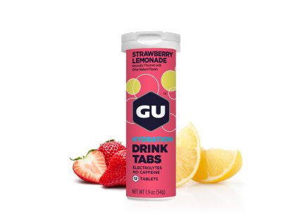 GU Hydration Drink Tabs 54 g Strawberry Hibiscus 1 tuba (balení 8ks) EXP 04/26