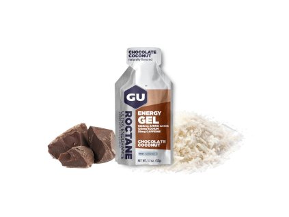 GU Roctane Energy Gel 32 g Chocolate/Coconut 1 SÁČEK (balení 24ks) EXP 09/25