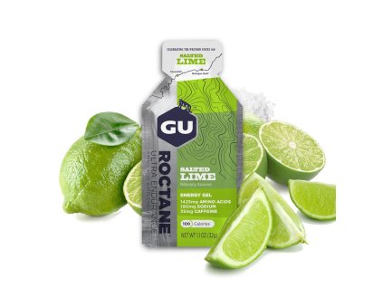 GU Roctane Energy Gel 32 g Salted Lime 1 SÁČEK (balení 24ks) Expirace 02/25