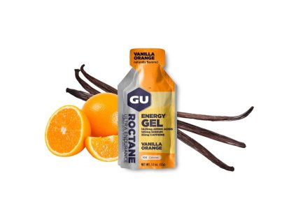 GU Roctane Energy Gel 32 g Vanilla/Orange 1 SÁČEK (balení 24ks) EXP 10/25