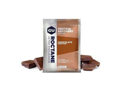 GU Roctane Recovery Drink Mix 62 g Chocolate Smoothie SÁČEK EXP 01/26