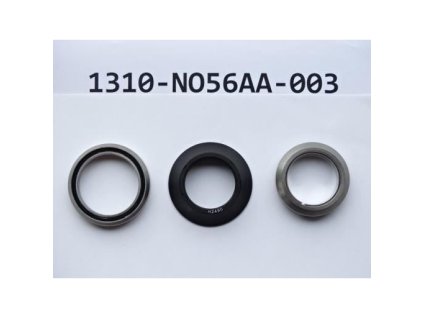 Headset No.56E 28.6-42-47-34 H=10.4 w/matt blk AL Conical CAP w/o Logo wo/Crown Race Crmo Bearing