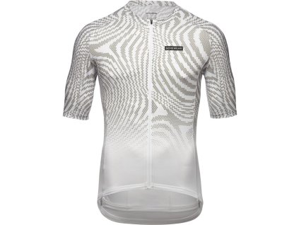 GORE Spirit Moire Jersey Mens white / lab gray XXL