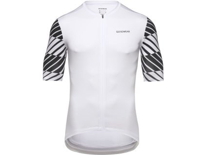 GORE SWIFTRIDE Optical Jersey Mens white / black XL