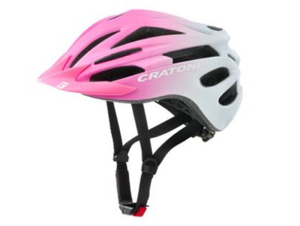 Detská prilba CRATONI Pacer Pink/White Matt