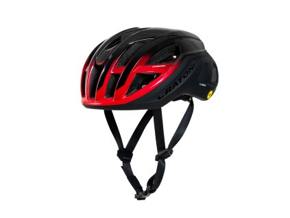 Prilba CRATONI C-Zero MIPS Black/Red Glossy Matt