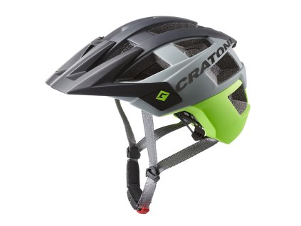 Prilba CRATONI AllSet Black/Lime Matt
