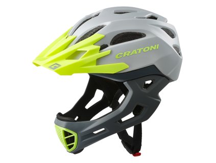 Prilba CRATONI C-Maniac Grey/Lime Matt
