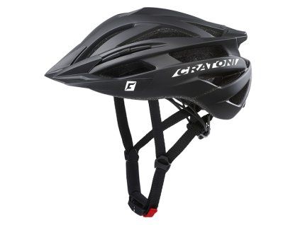 Prilba CRATONI Agravic Black Matt - S/M (54-58cm) (Veľkosť S)