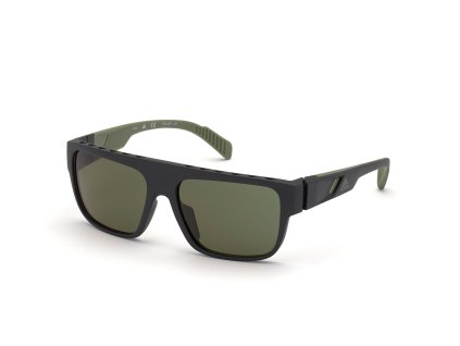 Slnečné okuliare ADIDAS Sport SP0037 Matte Black/Green