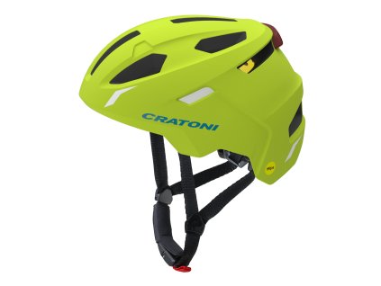 Detská prilba CRATONI FunCat Lime Matt Glossy/M (49-56 cm)