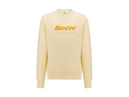 Mikina SANTINI Brand Cream