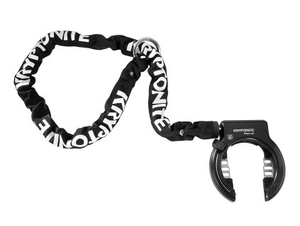 KRYPTONITE Ring Lock - Non-Retractable with 5.5 mm Chain, 120cm Plug In
